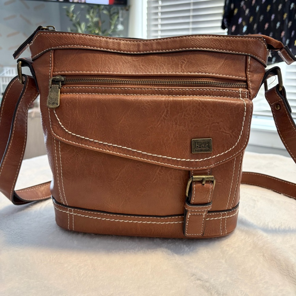 B.O.C. Brown Amherst Crossbody Bag